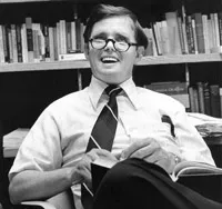 Professor Ed Coomes Reclining in a Chair
