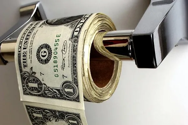 Money Toilet Paper